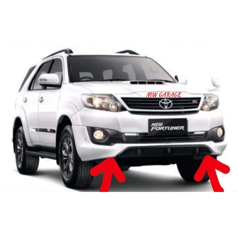 Bodykit depan Fortuner TRD 2014 2015 Original set Diffuser - View 6
