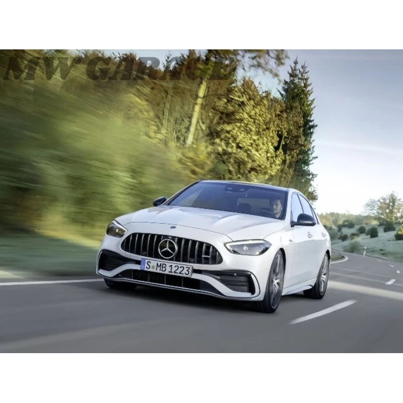 Bumper depan Mercedes C Class W206/A206 Original 2022 2023 View 4