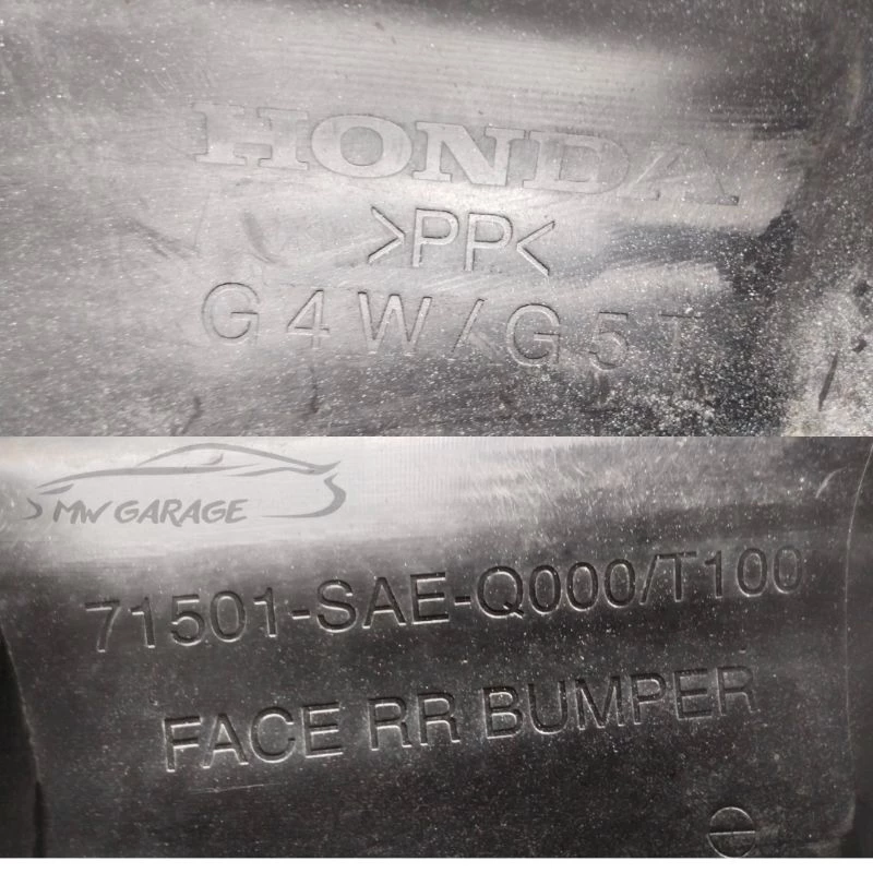 Bumper belakang Jazz Vtec GD3 Original 2006 2007 View 3