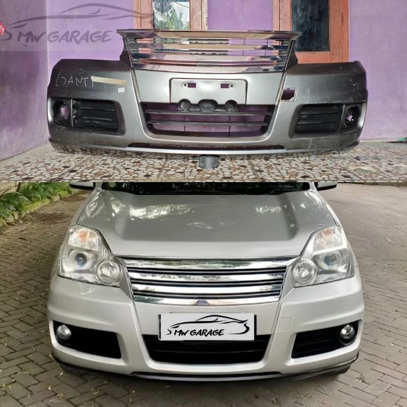 Bumper depan Nissan Xtrail autech original 2009 2010 2011 set grill