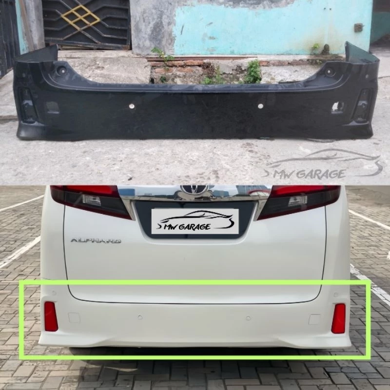 Bumper belakang Alphard SC [CBU] – Vellfire ZG Facelift 2016-2022 Original