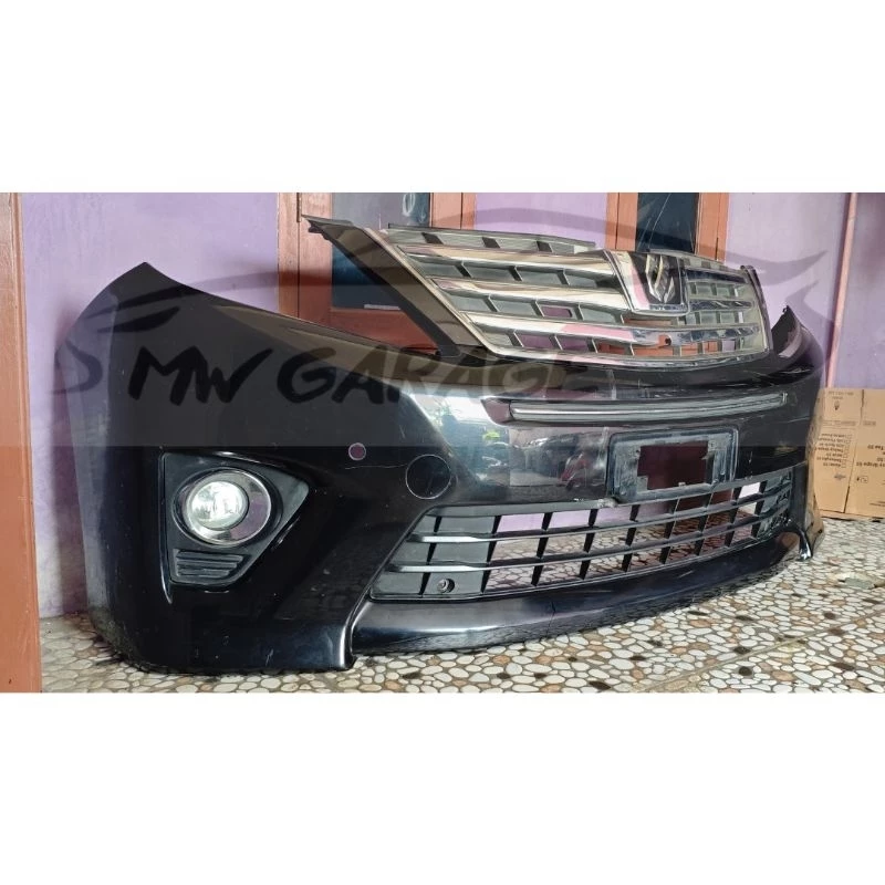 Bumper depan Alphard SC 2012 2013 2014 2015 Original Fullset View 2
